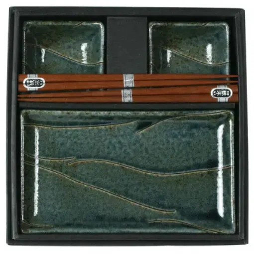 Nami Blue Sushi Set