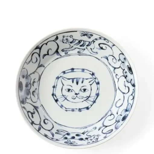 Plate 8" Cat Face