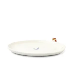 Plate Owl & Moon Design