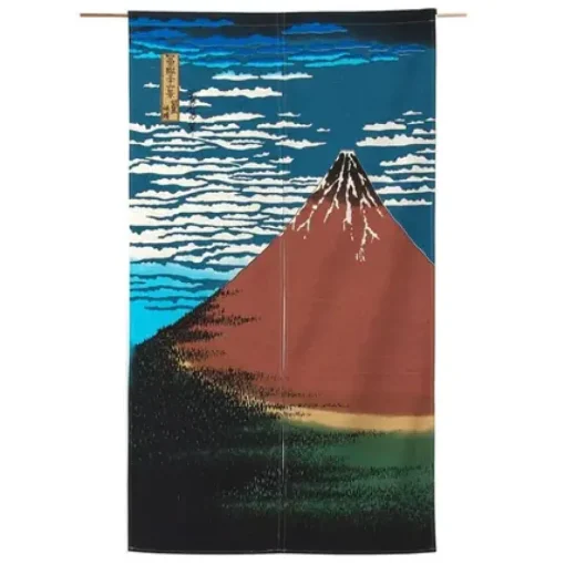 Red Mt. Fuji Noren