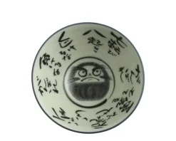 Rice Bowl Daruma Dark Blue