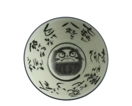 Rice Bowl Daruma Dark Blue