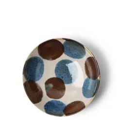 Rustic Blue & Brown 5.75" Bowl