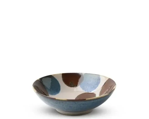 Rustic Blue & Brown 5.75" Bowl