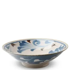 Rustic Blue Vines 9.75" Serving Bowl