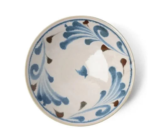 Rustic Blue Vines 9.75" Serving Bowl