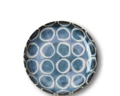 Rustic White Circles 7.75