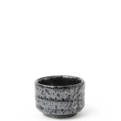 Sake Cup 2.5 Oz. Metallic Black