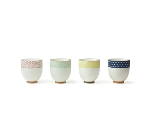 Sashiko Teacup Set 6 Oz.