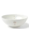 Satin White Dots 8-3/8" Bowl