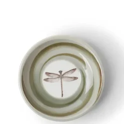 Sauce Dish 3-3/4" Spiral Dragonfly