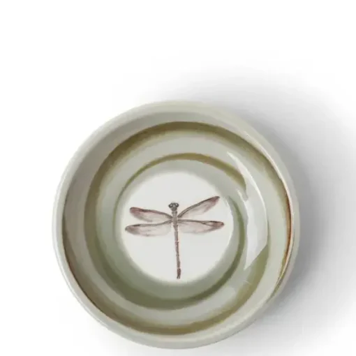 Sauce Dish 3-3/4" Spiral Dragonfly