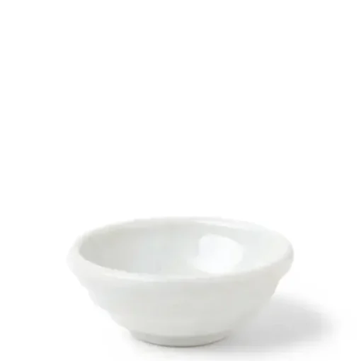 Sauce Dish Chinmi White + Blue Swirl