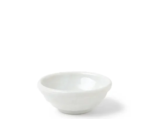 Sauce Dish Chinmi White + Blue Swirl