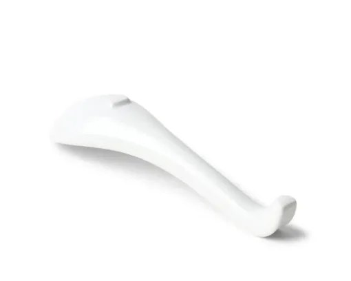 Soup Spoon With Hook - White