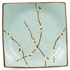 Spring Blossoms 6.75" Sq. Plate