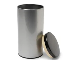 Tea Canister Black Lid 300G