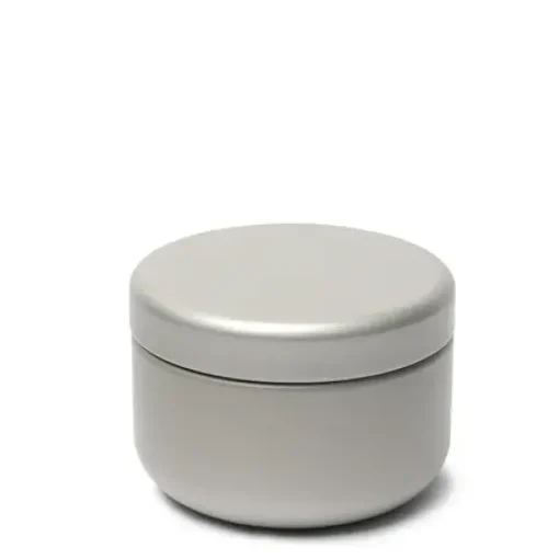 Tea Canister Petite Silver 30G