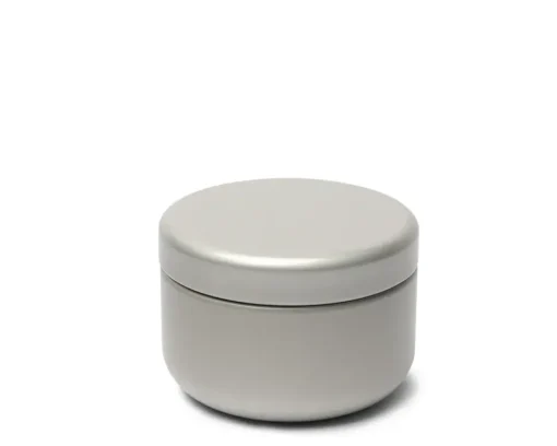 Tea Canister Petite Silver 30G