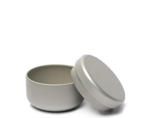 Tea Canister Petite Silver 30G
