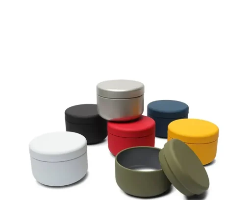Tea Canister Petite Silver 30G