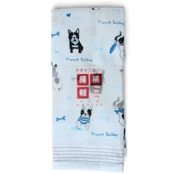 Tea Towel - Blue Frenchie