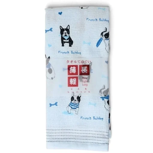 Tea Towel - Blue Frenchie