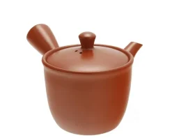Teapot Kyu Tokoname Red Conical