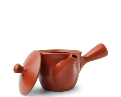Teapot Kyu Tokoname Red Conical