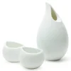 Tear Drop White Sake Set