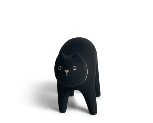 T-Lab Wooden Animal - Cat Black
