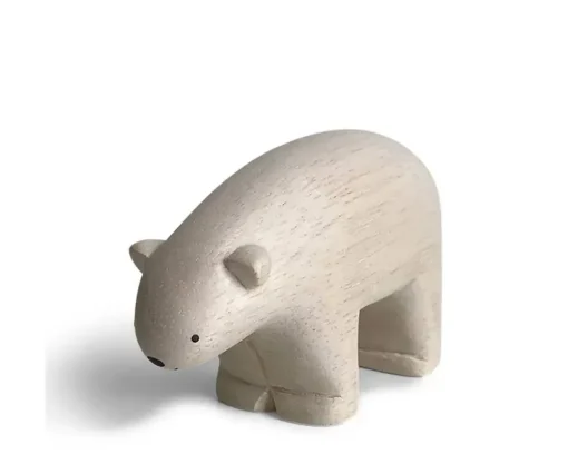 T-Lab Wooden Animal - Polar Bear