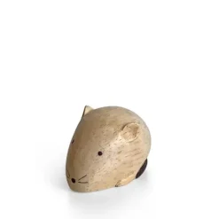 T-Lab Wooden Animal Zodiac Mouse