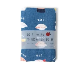 Towel Blue Sushi