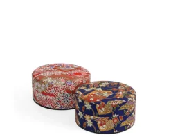 Washi Paper Tea Canister