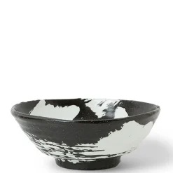 White Brush Stroke 8" Bowl