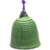 Wind Chime Temple Bell Green 2-1/2"