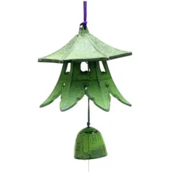 Wind Chime Temple Bell Green