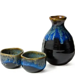 Yuugata Glaze Sake Set